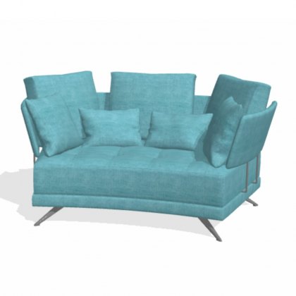 Fama Pacific 2 seater curved V12 sofa
