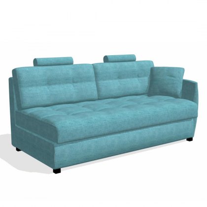 Fama Bolero 4 seater sofabed right curved arm module