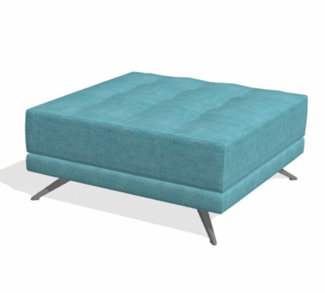 Fama Pacific square footstool