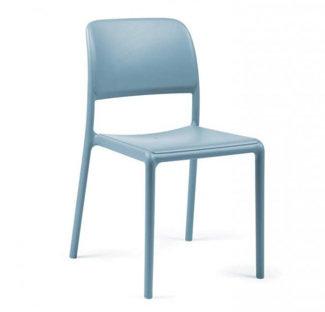 Nardi Riva outdoor dining chairs blue