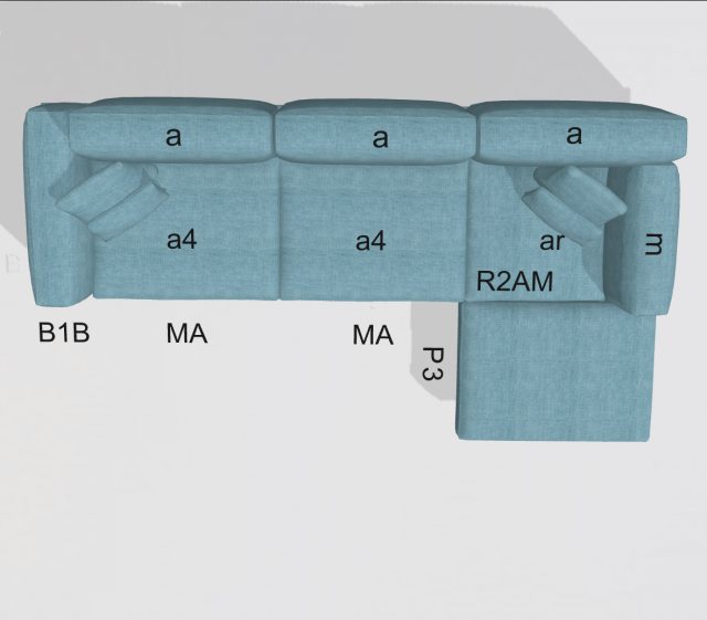 Fama Fama Klee sofa set 8 - 323x176cm