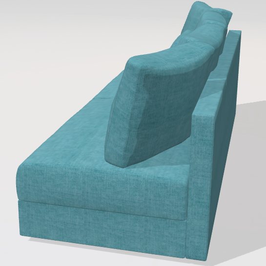 Fama Fedra armless  sofa 4 module