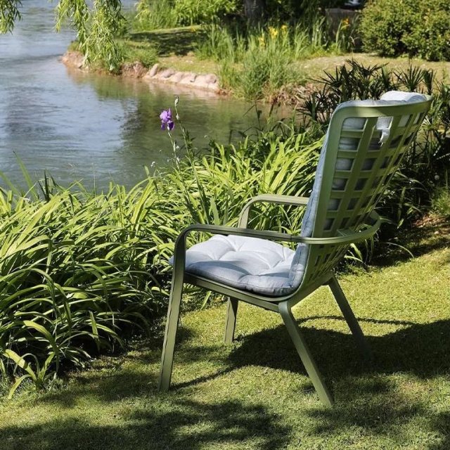 Nardi Outdoor Nardi Folio armchair set (2 x chairs, 2 x seat pads, 2 x footrest)