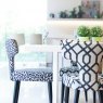 Patterned dining chair