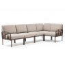 Nardi Komodo 5 seater corner sofa in taupe