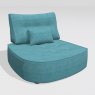 Fama Arianne Love S1 chaise seat module with 3cm feet