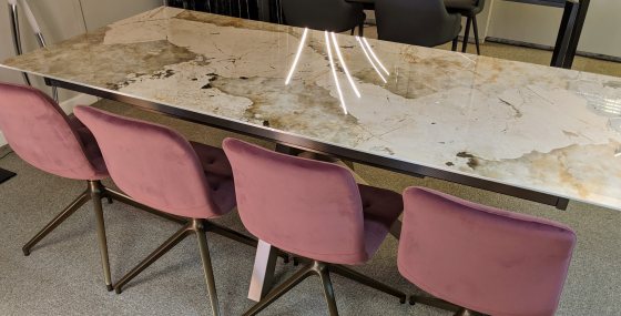 Extending statement dining tables