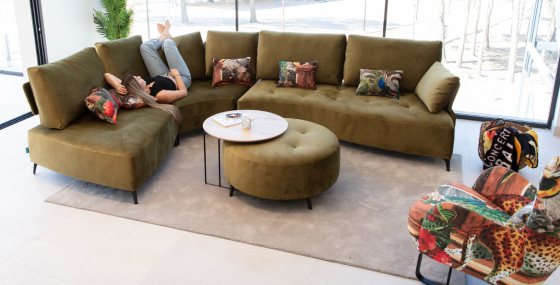 Modular sofas by Fama