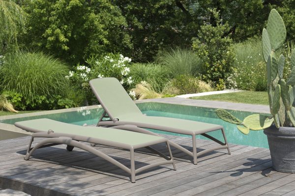 Outdoor sunloungers