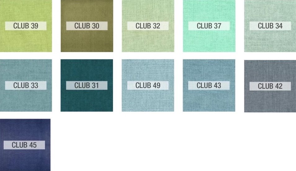 Fama Club fabric samples