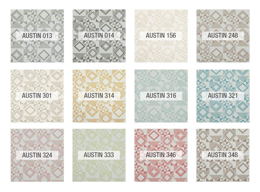 Fama Austin Aquaclean fabrics samples