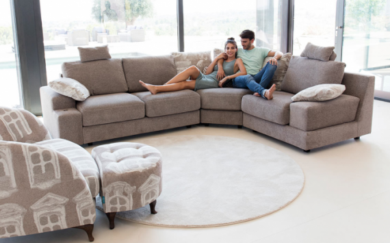 Fama Calessi modular corner sofa