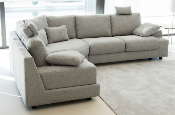 fama calessi fabric corner sofa