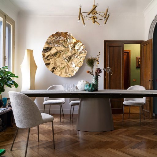 Calligaris round discount dining table