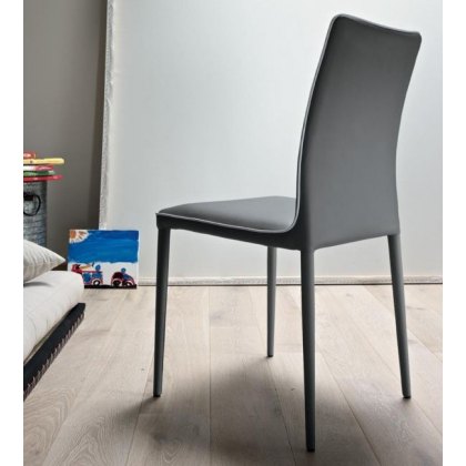 Bontempi Casa Nata Wrapped high back dining chair