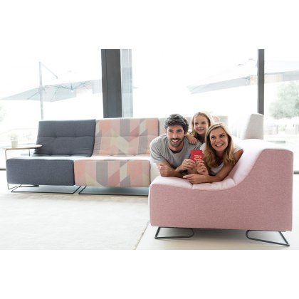 Fama Luci Pop corner sofa A+A+Z+AB