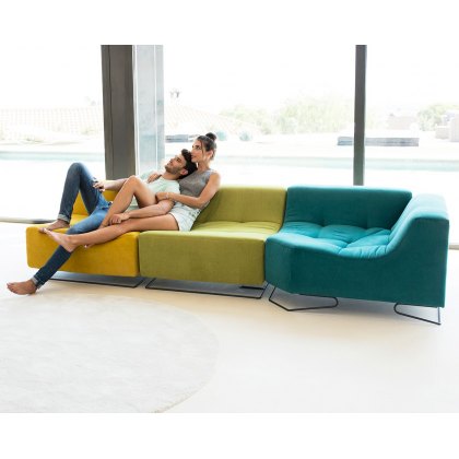 Fama Luci Pop corner sofa AB+AB+ZB