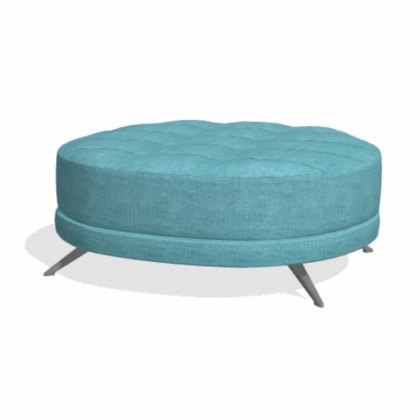 Fama Pacific round PO footstool