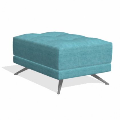 Fama Pacific rectangular PS footstool