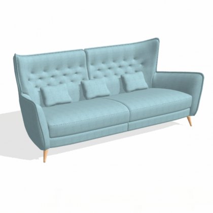 Fama Simone 4 seater B12 (in 2 pieces)