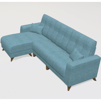 Fama Bari 3 seater sofa with chaise left