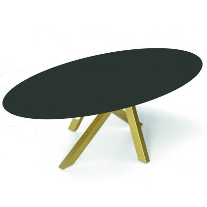 Moon oval dekton dining table