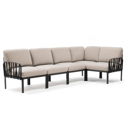 Nardi Komodo outdoor 5 seater corner sofa