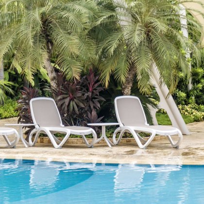 Nardi Omega outdoor sun lounger (set of 2)