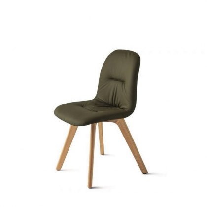 Bontempi Casa Chantal dining chair - wood frame