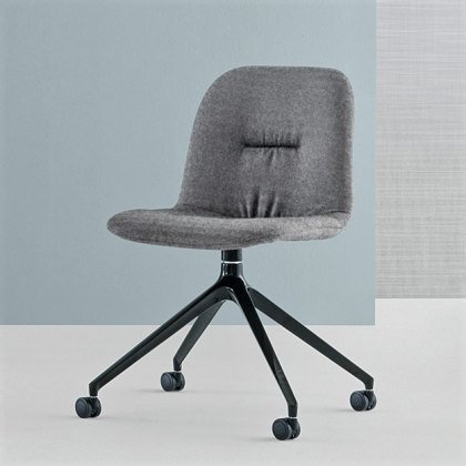 Bontempi Casa Chantal dining chair - swivel with castors