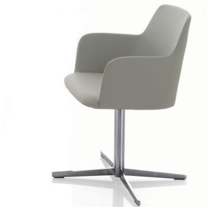 Bontempi Casa Margot dining chair - swivel central leg chair