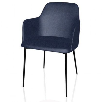 Bontempi Casa Margot carver dining chair - metal frame