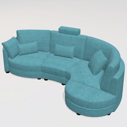 Fama Afrika sofa LB1+R+P