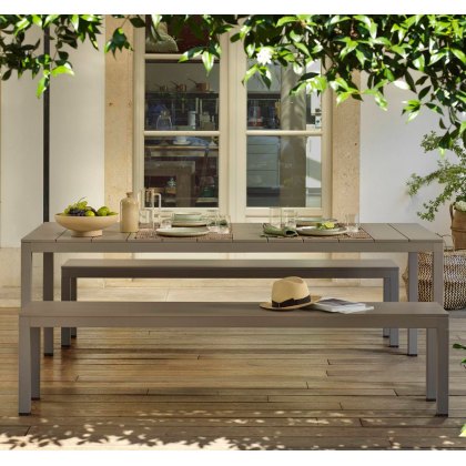 Nardi Rio Aluminium Fixed dining table 210cm