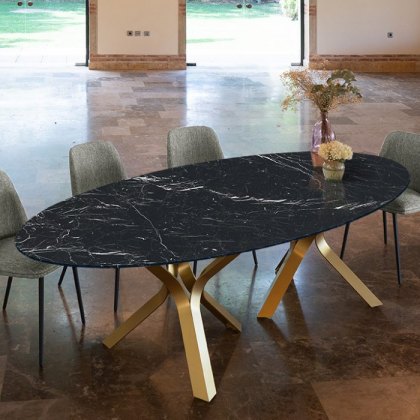 Kron oval dekton dining table