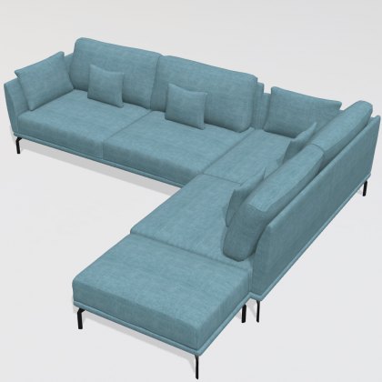 Fama Korinto sofa MB4X+MB4X+P3