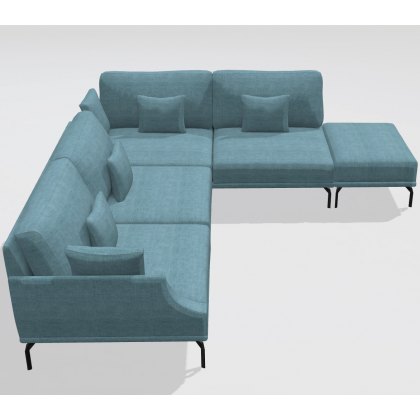 Fama Luxor sofa MB4X+MB4X+P3