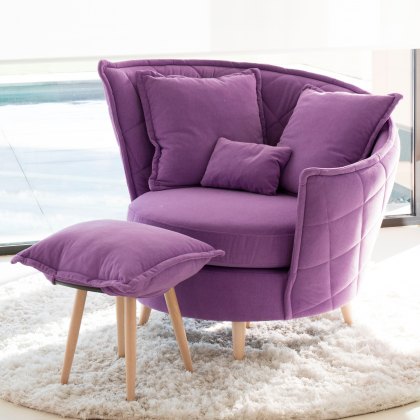 Fama Volta Left Fabric Armchair