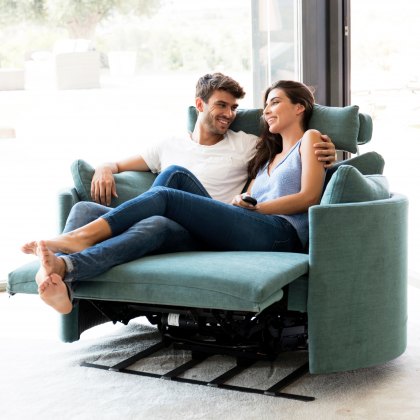 Fama Moonrise XL You&Me power reclining armchair