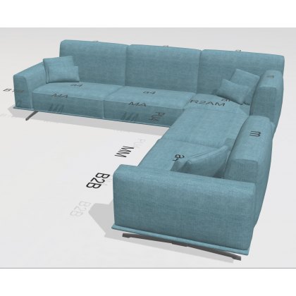 Fama Klee sofa set 4 - 323x323cm