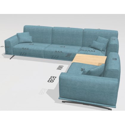 Fama Klee sofa set 6 - 323x299cm