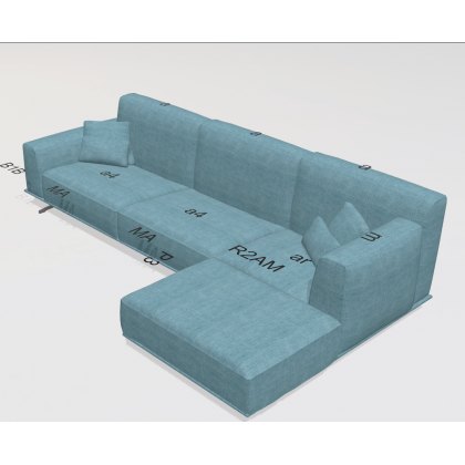 Fama Klee sofa set 8 - 323x176cm