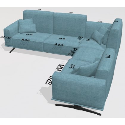 Fama Klever sofa set 1 - 267x248cm