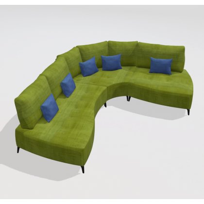 Fama Kalahari corner sofa - MBX1+R+K2