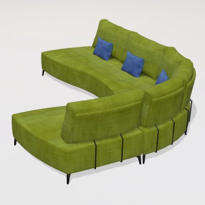 Fama Kalahari corner sofa - MBX1+R+K2