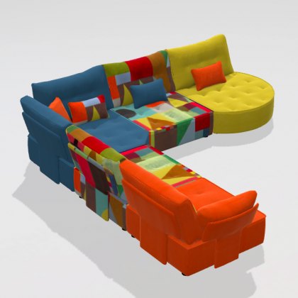 Fama Arianne Love sofa U1+A+A+Z+A+Y2