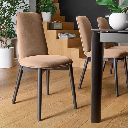 Connubia Calligaris Riley chair - wooden leg - CB2158