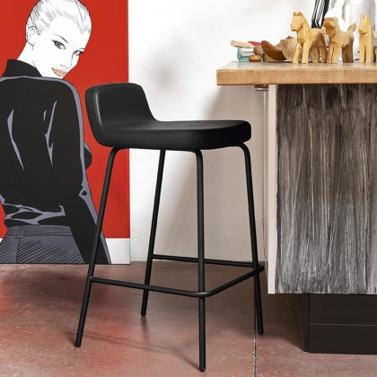 Connubia Calligaris Riley barstool low - CB2110