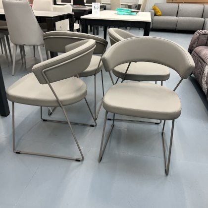 4 x Connubia Calligaris New York chair - CB1022 - with S0A/P176