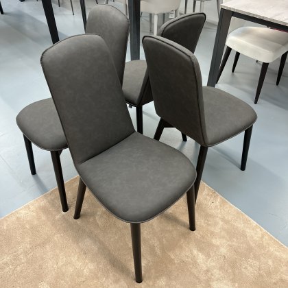 4 x Connubia Calligaris Riley chair - wooden leg - CB2158
